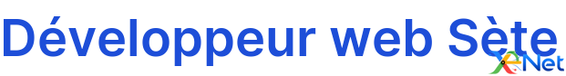 Développeur web Sète